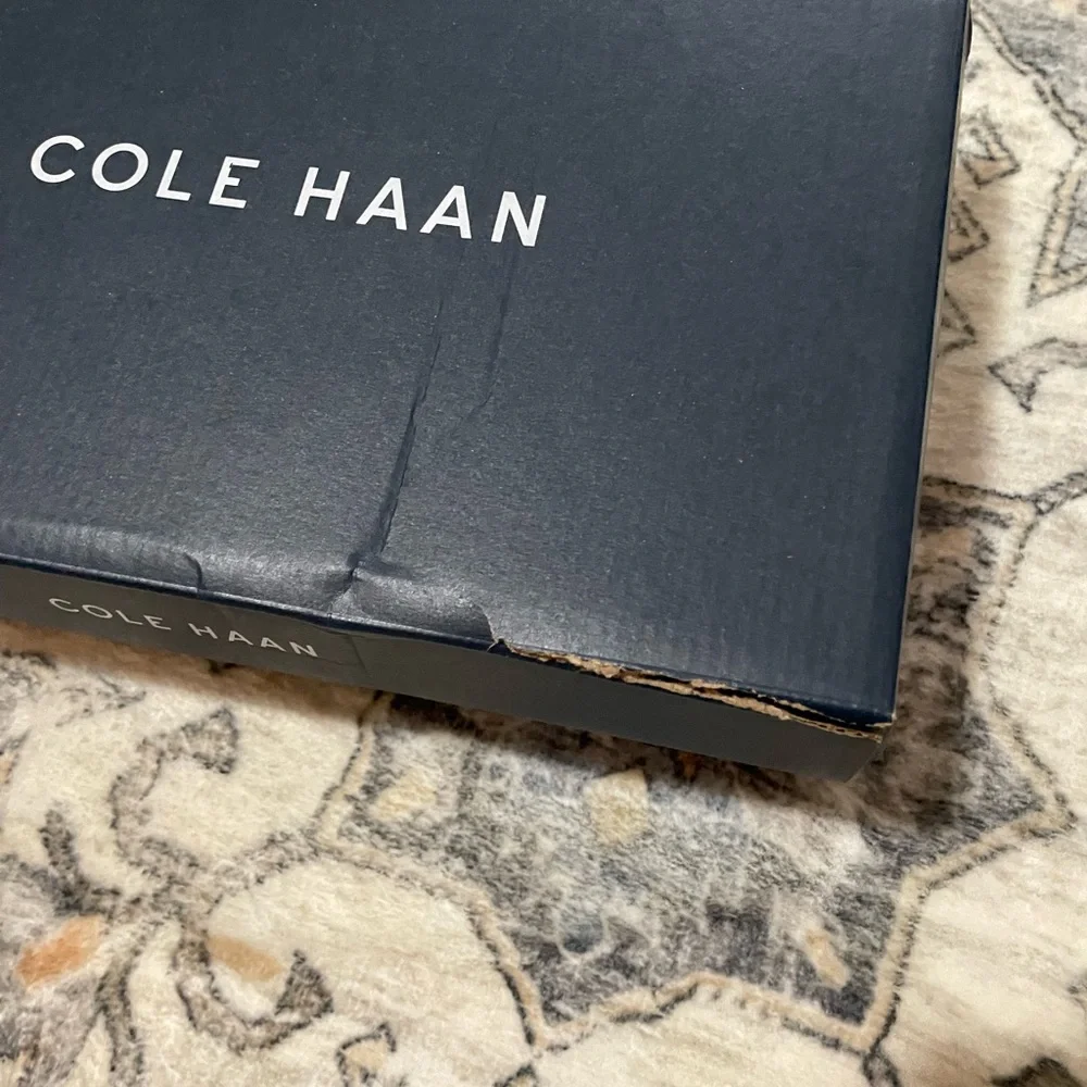 NIB Cole Haan Josie Wedge Sandal in Black - Picture 9 of 10